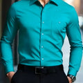 Men's Casual Multifunctional Long Sleeved Wrinkle Free | SAMAG