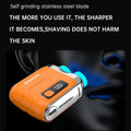 Mini Electric Smart Shaver Household Car Shaver Digital Display Dual Blade Rechargeable Shaver Powerful Beard Trimmer Tool