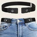 Jeans Elastic Waistband For Women/Men No Bulge No Buckle Stretch Elastic Waist Belt Versatile and Minimalist Elastic Waistband