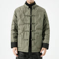 2025 Winter Chinese Style Men Casual White Duck Down Jackets Men Thick Warm Parkas Male Windproof Outwear Black Coats