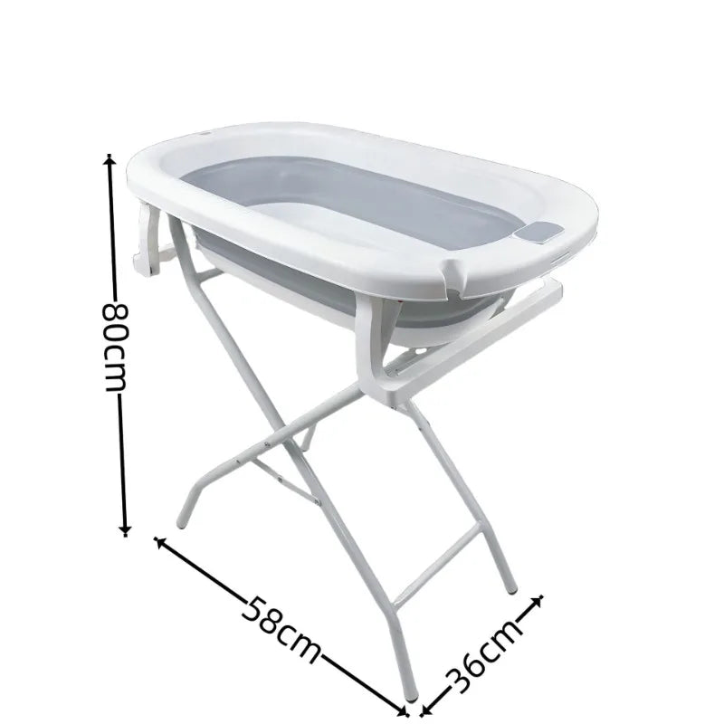Pet Bath Basin Foldable Bathtub Cat Dog Elevated Support Nursing Table Prevents Bending Over Pet Cleaning Products Accessories