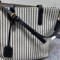 Handbag Texture Luxury Soft Leather Designer Large Capacity Tote Women Bag With Hanging Accessories Shoulder Bag