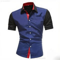 Men's casual business short-sleeved shirt | SAMAG