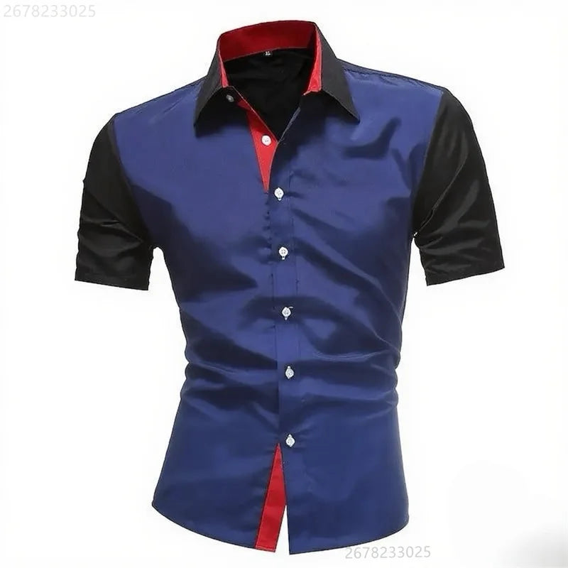 Men's casual business short-sleeved shirt | SAMAG