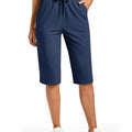 TACVASEN Women's Quick Dry Hiking Capris 4 - Way Stretch - View 9 | SAMAG