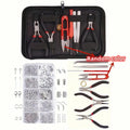 1set/1box Deluxe Jewelry Making Starter Kit，Comprehensive Earrings, Necklace Findings, DIY Plier Tools Set for Jewelry Repair