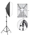 20-135W Softbox Lighting Kit 50x70CM Photography LED Lamp Professional Continuous Light System Equipment For Photo Studio