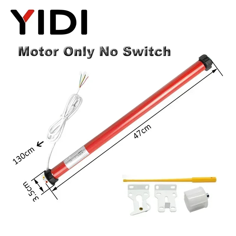 Customized Smart 25mm Curtain Motor Electric Roller Blinds Shutter Tubular Motor 38mm Tube Tuya Wifi Curtain Switch Moudle Alexa