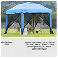 Outdoor 10x10 Feet Pop up Canopy Gazebo Tent Straight Leg | SAMAG