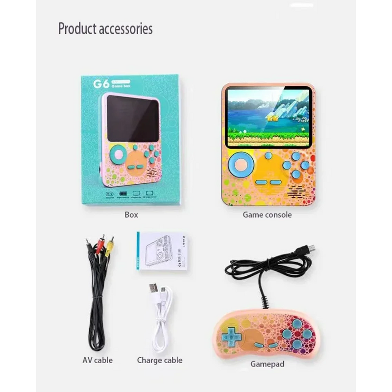 G6 Game Console 3.5 Inch Screen Handheld Portable Support - Visuel 6 | SAMAG