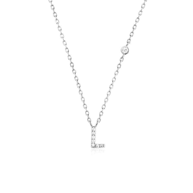 ANDYWEN 925 Sterling Silver Gold Small 26 Letters A- Z Zircon CZ Pendant Monogram Necklace Me 2020 Initial Alphabet M A Jewelry