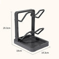 Kitchen Pot Cover Spatula Holder Storage Rack Cutting Board Drain Multi - functional Household Countertop - View 7 | SAMAG