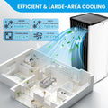 8000 BTU Portable Air Conditioner 3 in 1 Cool Dry Fan Portable AC Unit with Sleep Mode 24H Timer Remote Control Complete Window Vent Kit Portable Air Conditioner for Bedroom Apartment Up to 350 Sq Ft