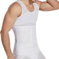 CXZD Waist Trainer Muscle Girdle Shirt Men Slimming Body Shaper Tummy Vest Mesh Chain Corset Correction Abdomen Tank Top