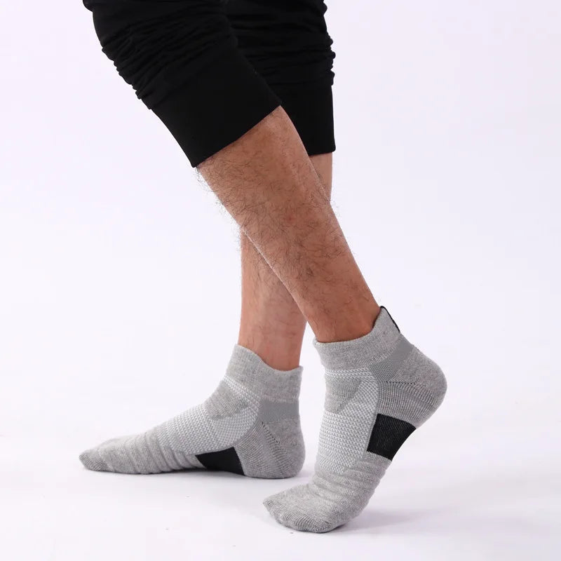 6 Pairs Cotton Soccer Socks Men's Anti-slip Mid Tube | SAMAG