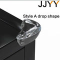 4 Pieces Soft Silicone Corner Guards for Baby Proofing Edges Bumpers and Safety Cushions for Furniture and Table Edges