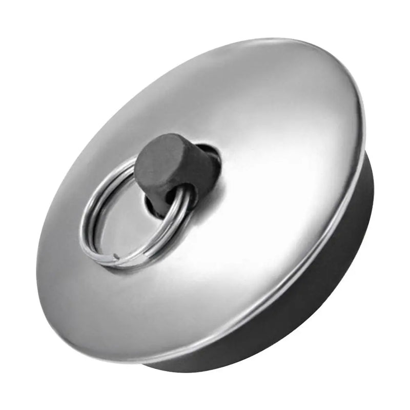 1Pcs Stainless Steel Bath Plug Kitchen Bathroom Accessory Rubber Drain Stopper Water Easy to Use Bath Tub Caps
