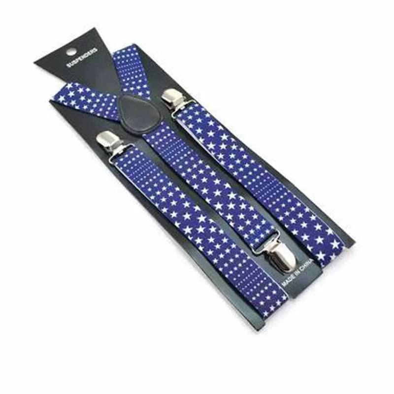 Mens Adjustable Belt Pants Holder Wear Elastic 3 Clips Y - Back Suspenders Braces school Fashion MW21 - Visuel 3 | SAMAG