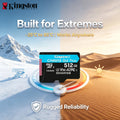 Kingston 256GB Canvas Go Plus Micro SD Card 200MB/s A2 U3 V30 Class 10 MicroSDXC Memory Card for Smartphone Drone 4K Video