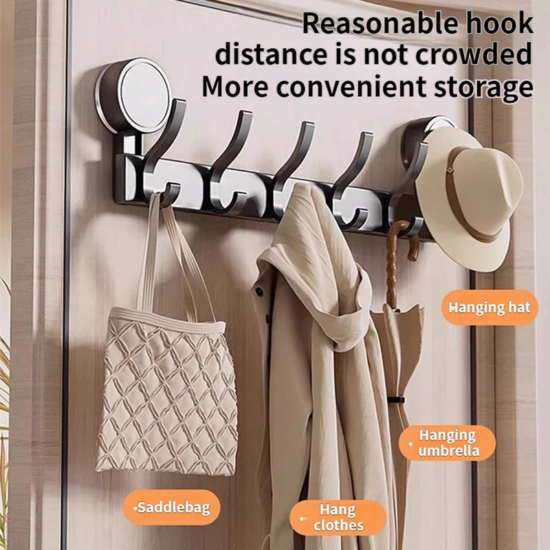 No Drill Wall Mount Door Hooks Suction Cup Robe for Kitchen Bathroom Adhesive Key - View 5 | SAMAG