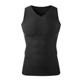 Men's V Neck Shapewear Compression Sleeveless Vest Breathable Slim Fit Undershirt for Running Fitness Daily Casual Summer Wear