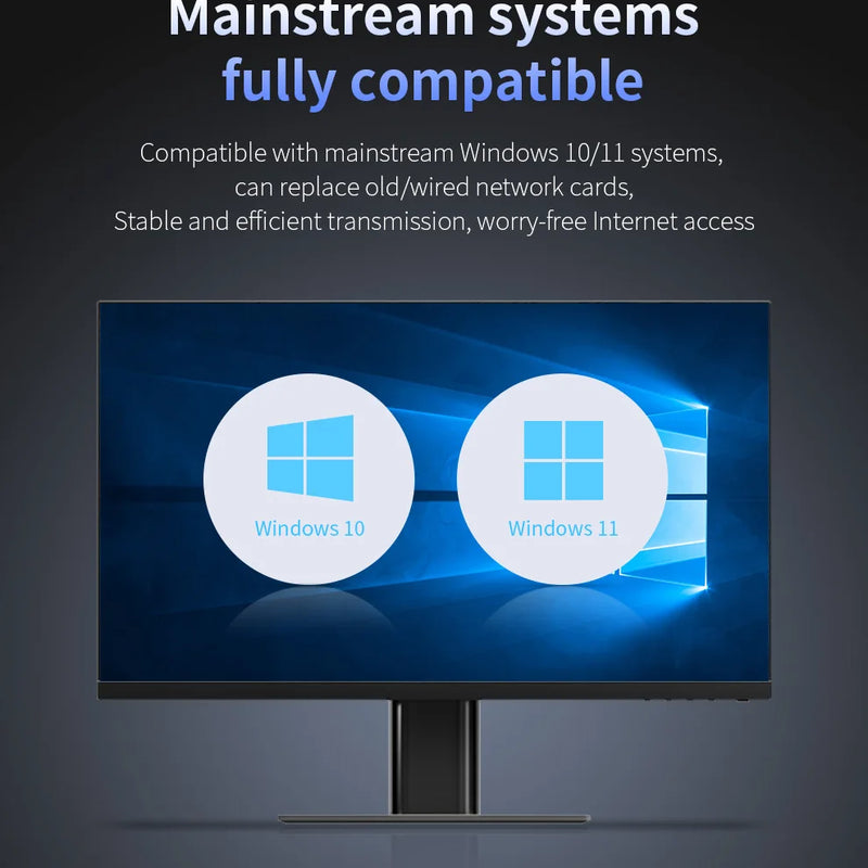 COMFAST BE6500 Dual - Band WiFi 7 USB Adapter 6GHz 5G 2G Wireless Network Card USB3.0 Drive - Free - Visuel 3 | SAMAG