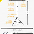 Photography T-Shape Backdrop Background Stand Frame Support System Kit For Photo Studio Video Chroma Key Green Screen With Stand