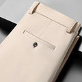 New casual suit pants pants, men's business casual suit pants, loose straight summer thin section elastic suit pants