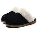 Comwarm Winter Fluffy Fur Slippers for Women Warm New Home Slippers Faux Fur House Mules Shoes Indoor Bedroom Comfy Fuzzy Slides
