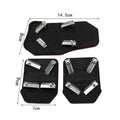 New 2Pcs/3Pcs/set Universal Non-Slip Aluminum Manual Transmission Car Pedal Cover Set Kit Pedali Red/Blue/Silver Car Accessories