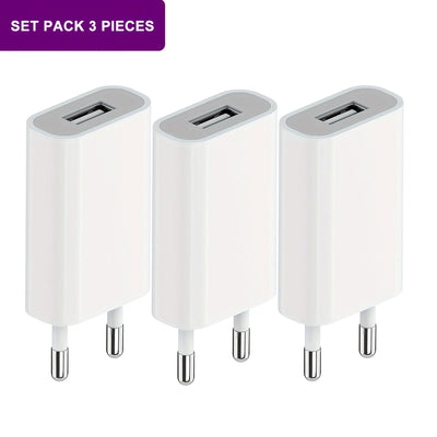 USB Wall Charger EU Plug Phone Head 5V/1A Single Port | SAMAG