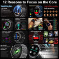 2026 New Health Sport ECG AI Diagnosis Smart Watches Men Heart Rate Blood Pressure IP68 Waterproof Smartwatches For Men Women