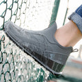 men's short tube rain boots Men Outdoor Non-slip Fishing Shoes Light Hiking Shoes Durable Waterproof Rain Boots Rubber