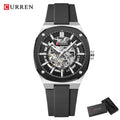 2025 CURREN New Men Mechanical Watch Luxury Sapphire Glass Automatic Watch 41MM Stainless Steel Watch for Men