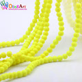 OlingArt Rubber Glass Beads High 6MM Quality 100PCS/Lot Candy Color Neon Matte Loose Handmade DIY Jewelry Making Bracelet