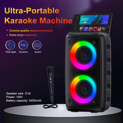 ZNLYRION HY-3317 Portable Bluetooth Karaoke Speaker Dual | SAMAG