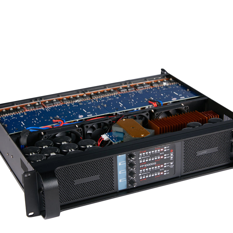 FP10000Q 4 Channel Professional Power Amplifier | 4x1350W/8Ω 4x2500W/2Ω 2x5000W Bridge Amp for Stage, DJ, Concert, Live Sound