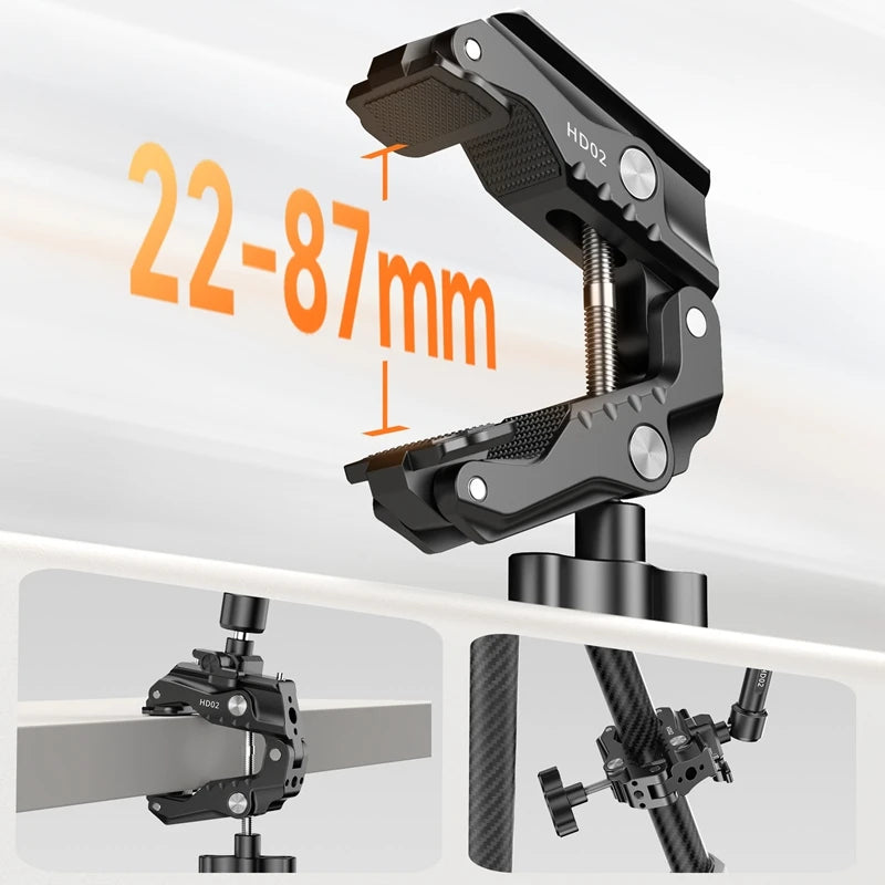 Ulanzi HD02 Magic Arm Kit 10-inch with Super Clamp for Tripod Camera Fill Light Magic Arm
