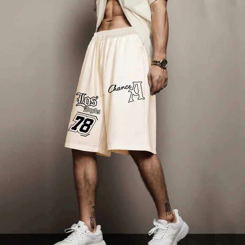 Los Angeles Print Shorts Summer Jogging Soft Loose Sports | SAMAG