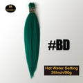 Kanekalon 26inch Hot Water Set Pre Stretched Jumbo Braiding Hair Box Twist Braids Synthetic Hair Extensions For Women Soft Yaki