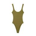 Women's Skinny Ribbed Bodysuits O Neck Straps Snap-Button Sexy Fashion Female Playsuits Comfortable Stretchy Clothing