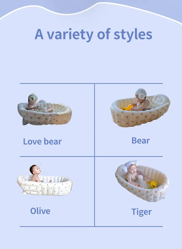 Animal Baby Swimming Bathtub Children's Portable Outdoor Inflatable Pool Children's Bathtub Newborn Swimming Pool