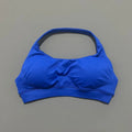 Sports Bra Women Seamless Yoga Halter Bra Top High Support Open Back Bra Fitness Push-up Activewear Workout Gym Underwear