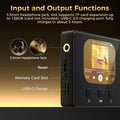 Bluetooth 5.3 MP3 Player | Diofox HiFi Lossless Audio,32GB,6 EQ,FM Radio,TF Card 128GB Max,Portable Player
