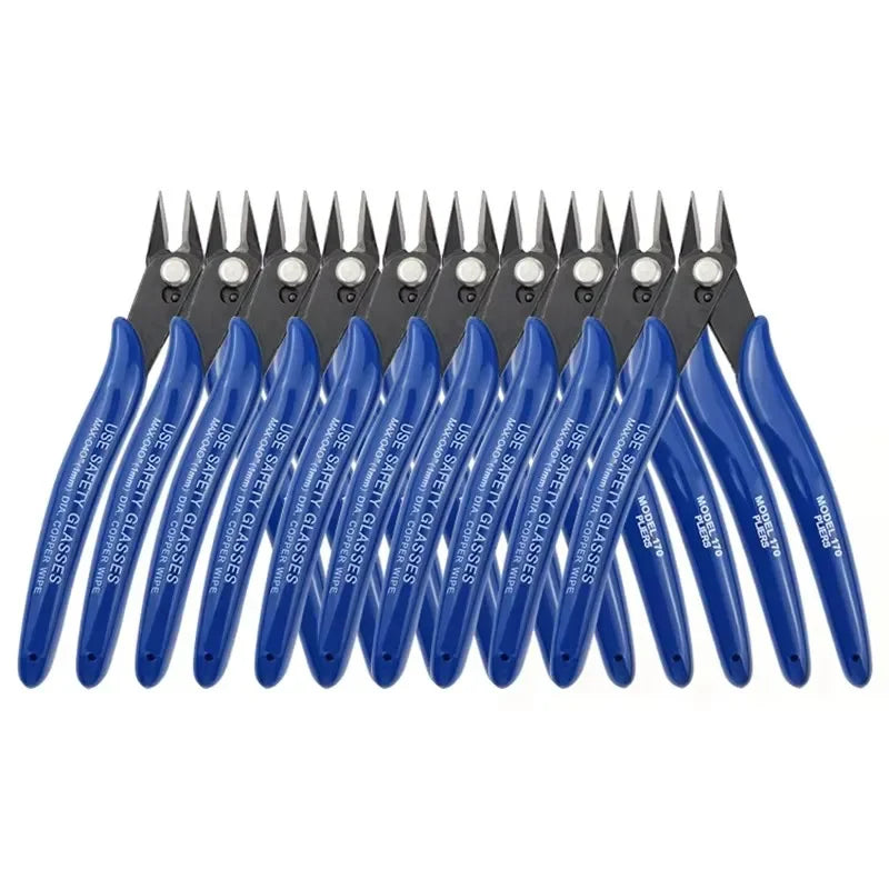Carbon Steel Diagonal Pliers – Wire & Cable Cutters for Electronics, Soft Copper, Jewelry Repair