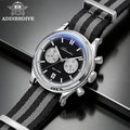 ADDIESDIVE Top Brand Men's Watch 10Bar Waterproof Bubble Mirror Glass Quartz Watches BGW9 Luminous Chronograph Diving Wristwatch