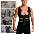 Vensslim Men Compression Waist Trainer Shirt for Body Shaper Slimming Tank Tops Tight Undershirt Tummy Control Fat Burner Girdle