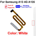 Fingerprint Sensor Touch ID Connector Flex Cable With Power Button For Samsung Galaxy A13 4G 5G A135 A136 Parts
