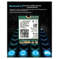 A08E - AX200 AX200NGW Network Card M.2 NGFF 2.4Ghz/5G WI - FI 6 2974Mbps Wifi 802.11Ax Bluetooth 5.2 - Visuel 2 | SAMAG