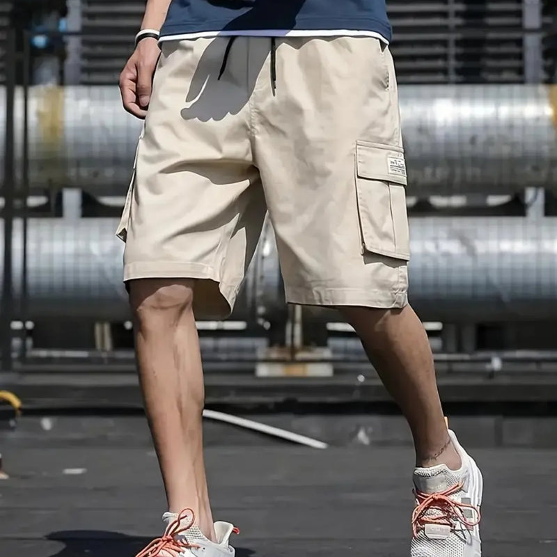 3pcs Set - Men's Shorts, Casual Loose Perfect Choice, Large Pocket Workwear Summer Five Quarter Pants Ins - View 4 | SAMAG